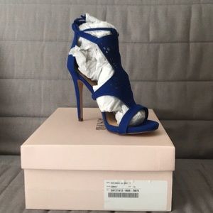 Cobalt blue dress sandals NEW